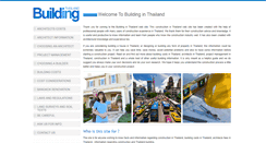 Desktop Screenshot of buildinginthailand.com